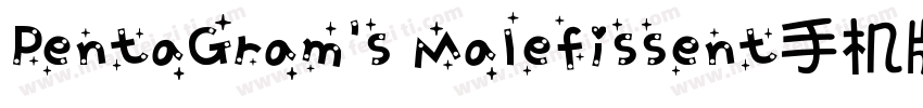 PentaGram's Malefissent手机版字体转换